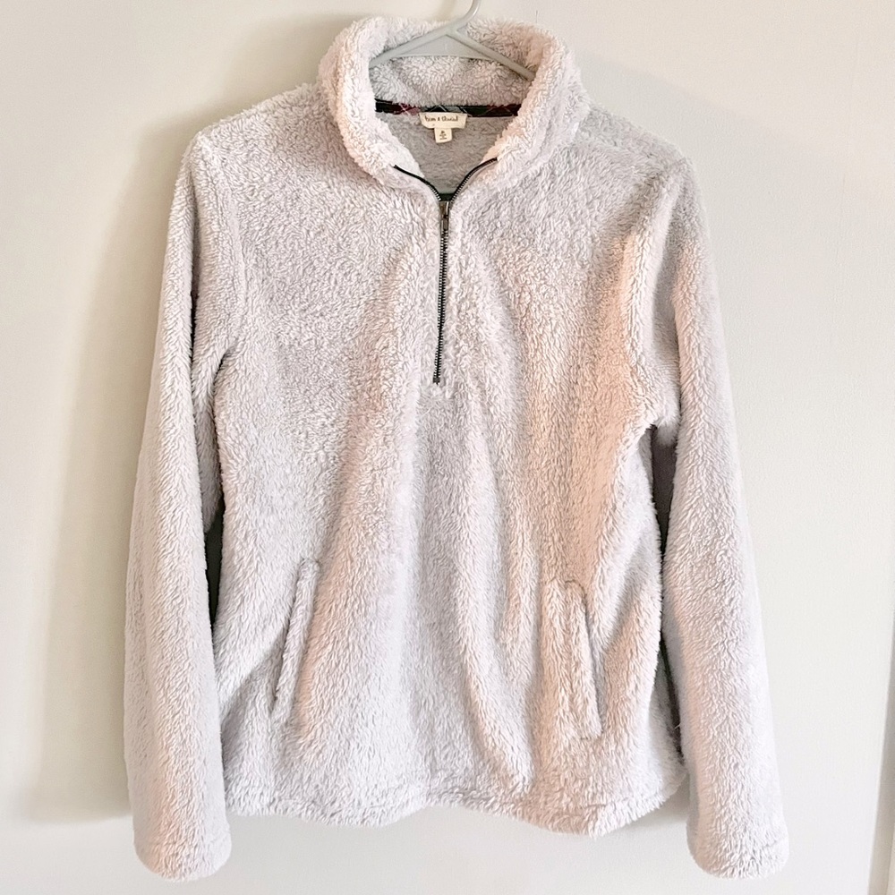 Hem & Thread Women’s Quarter Zip Pullover Size M